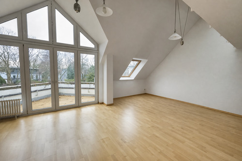 Visualisierung Wohnzimmer Wohnung DG (KI) - 