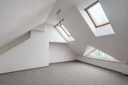 Visualisierung Raum Spitzboden Wohnung DG (KI) - 