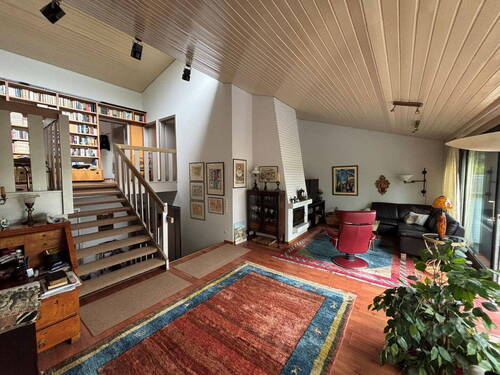 Wohnzimmer mit Galerie - 