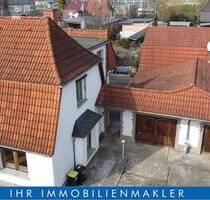 Heimstädten-Siedlung - Einfamilienhaus mit Doppelgarage, Kamin und Nebengelass in Halle (Saale)