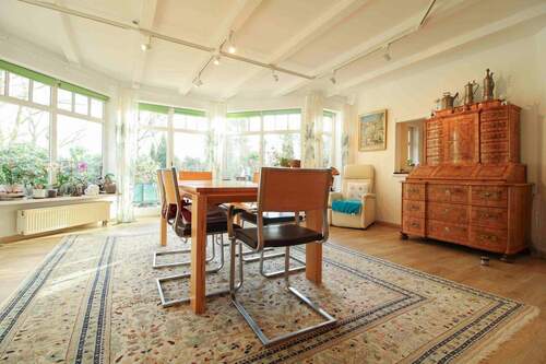 Wohnzimmer 2.1 mit Kamin - Einfamilienhaus mit 200,00 m&sup2; in Stadland zum Kaufen