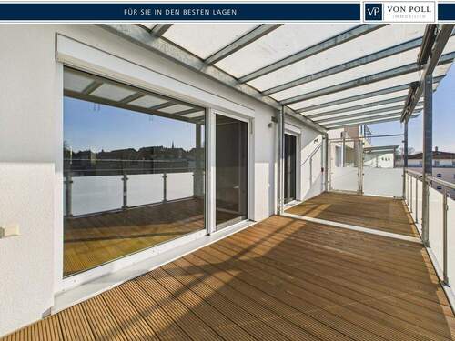 Dachterrasse - Exklusive 5-Zimmer-Wohnung an der Flutmulde - Großzügig, modern und urban zugleich