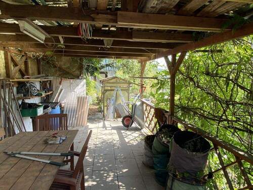 überdachter Sitzplatz - 