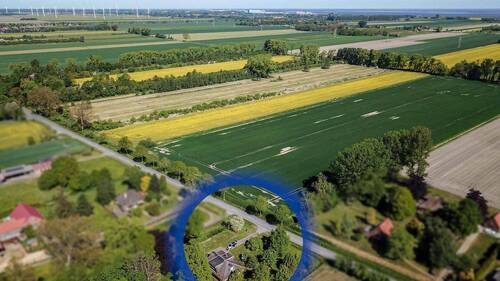 DJI_0279-2kreis.jpg - Leben im Grünen. - Großzügiges Einfamilienhaus mit Gartenparadies