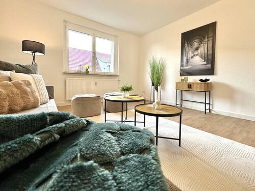 Wohnzimmer - NEU: Sanierte 3-Zimmer-Wohnung, nur 7 Min. zum Ostseestrand