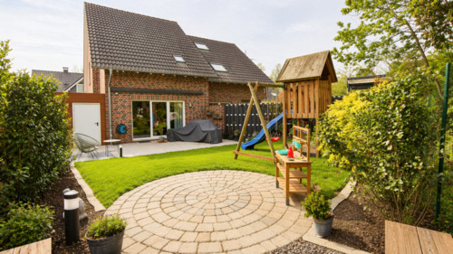 Rückansicht - 4 Zimmer Doppelhaushälfte in Oberhausen