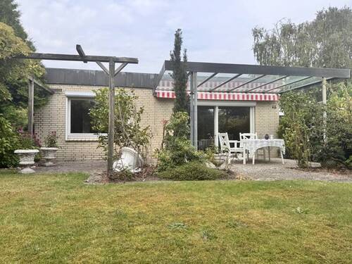 Blick auf die Terrasse - Grundstück zum Kaufen in Pinneberg / Thesdorf