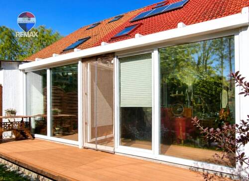 Terrasse mit Wintergarten - 