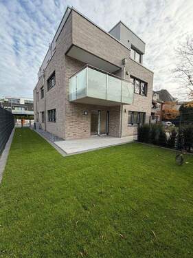 Garten - Nachhaltigkeit trifft auf Wohnkomfort! Erdgeschosswohnung mit Garten, KFW 40 NH Standard