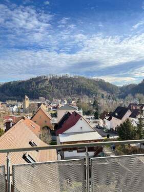 Blick vom Balkon - 2,5-Zimmer Wohnung in Sulz am Neckar ab 01.07. zu vermieten