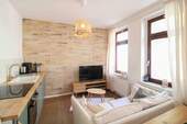 Wohnzimmer - 2 Zimmer Etagenwohnung zum Kaufen in Leipzig