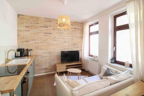Wohnzimmer - 2 Zimmer Etagenwohnung zum Kaufen in Leipzig