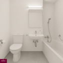 Badezimmer nach einer möglichen Renovierung - 