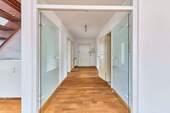 Flur, Ansicht 2 - Mannheim-Oststadt - Elegante 3-Zimmerwohnung mit Galerie in Toplage