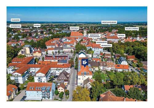 Mitten im Leben - Etagenwohnung mit 73,10 m&sup2; in Erding zum Kaufen
