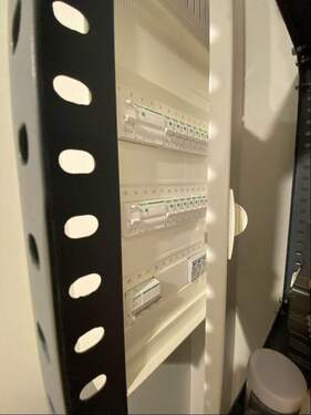 Elektroverteilung im Abstellraum - 