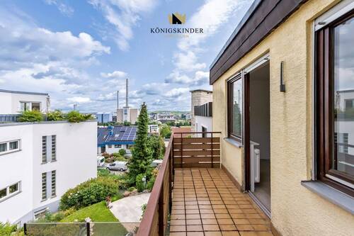 Balkon mit Ausblick - 4 Zimmer Reihenmittelhaus zum Kaufen in Stuttgart