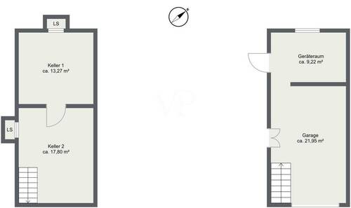 Garagenkeller + Garage - 