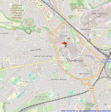 Gastronomen aufgepasst - modern möbliert in Top -Zentrumslage von Osnabrück - 