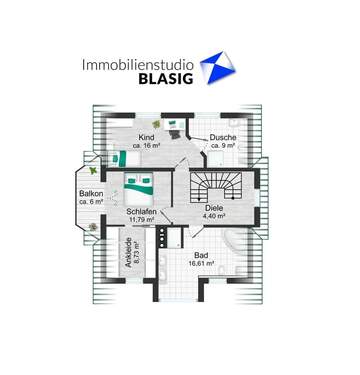 Skizze Dachgeschoss - 