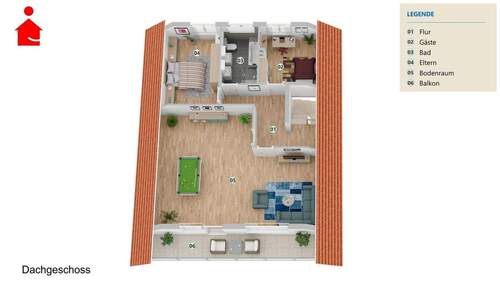 Frundriss Dachgeschoss - 