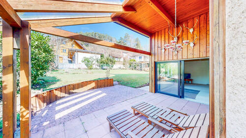 Überdachte Terrasse - Garten - 
