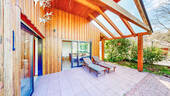 OG - überdachte Terrasse - 1 Zimmer Einfamilienhaus in Bruchweiler-Bärenbach