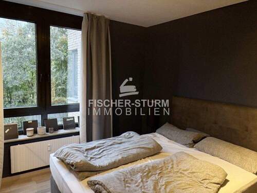 Schlafzimmer - Etagenwohnung mit 58,50 m&sup2; in Düsseldorf zum Kaufen