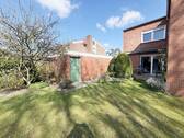 Blick auf die Terrasse - 7 Zimmer Einfamilienhaus in Warendorf