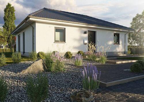 BG92 - Straßenansicht - 3 Zimmer Bungalow in Großobringen