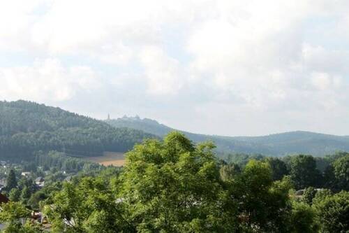 Blick Richtung Südwest nach Augustusburg - 