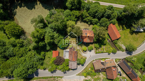 Ansicht von oben - 6 Zimmer Einfamilienhaus in Mainhardt