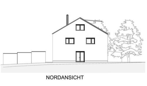 Nordansicht - Reihenmittelhaus mit 118,00 m² in Ingolstadt zum Kaufen
