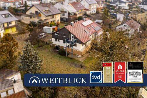 Drohnenaufnahme - WEITBLICK: Leben am Mühlberg! - 695.000,00&nbsp;EUR Kaufpreis, ca.&nbsp; 193,80&nbsp;m&sup2;&nbsp;Wohnfl&auml;che