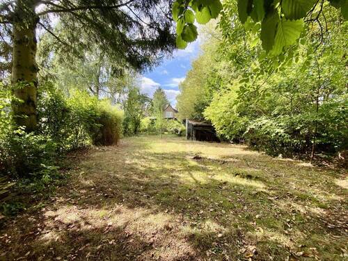 Garten mit Blick auf das Haus - Einfamilienhaus mit 160,00 m&sup2; in Hamburg zum Kaufen