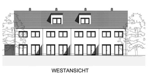 Westansicht - IN-SÜDNiederfeld - Reiheneckhaus zum Preis einer Wohnung !!!!!!!