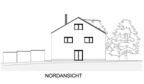 Nordansicht - Reihenendhaus mit 115,00 m² in Ingolstadt zum Kaufen