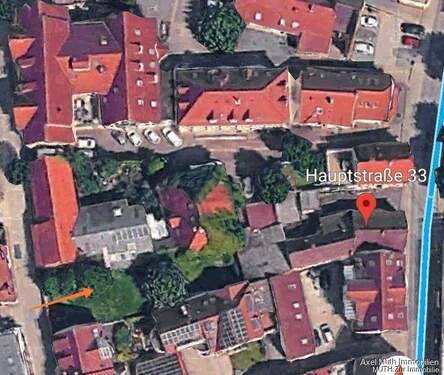 Luftaufnahme - RESERVIERT - Bauplatz als Baulücke! Grundstück mitten in Sulzfeld.