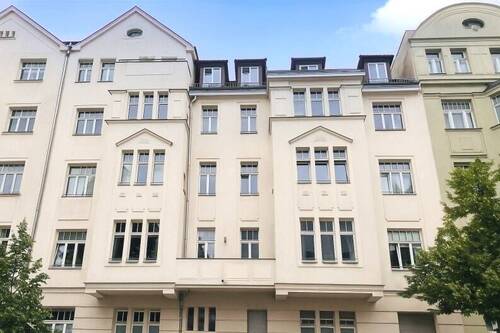 Hausansicht - 2 Zimmer Etagenwohnung zum Kaufen in Leipzig
