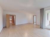 Ansicht II: Wohn- und Esszimmer - 3 Zimmer Etagenwohnung zur Miete in Düsseldorf