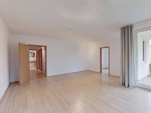Ansicht II: Wohn- und Esszimmer - 3 Zimmer Etagenwohnung zur Miete in Düsseldorf