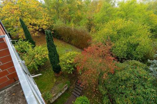 Blick ins Grüne vom Balkon - 