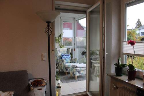 Blick in Ihren Wintergarten - 7 Zimmer Mehrfamilienhaus, Wohnhaus zum Kaufen in Erlangen