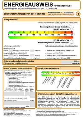 Energieausweis - 