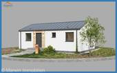 Front 50 qm - Wohnhaus bzw. Bungalow in guter Qualität und kurzer Lieferzeit
