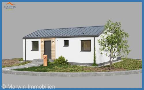 Front 50 qm - Wohnhaus bzw. Bungalow in guter Qualität und kurzer Lieferzeit