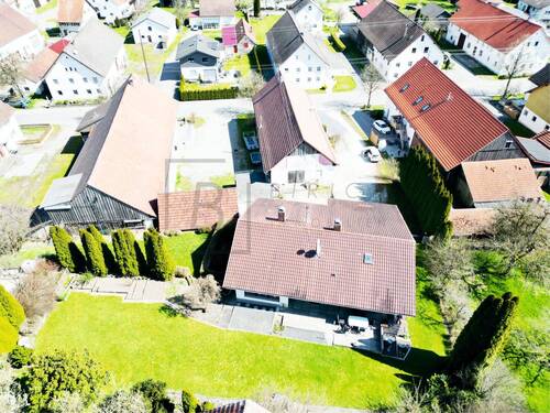 Drohnenansicht Garten - 