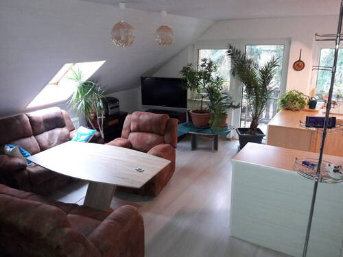 Wohnzimmer DG-Wohnung - 