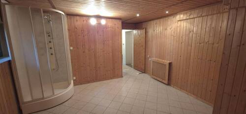 Saunaraum mit Dusche Keller - 