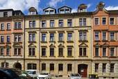 Hausansicht straßenseitig - 3 Zimmer Etagenwohnung zum Kaufen in Dresden